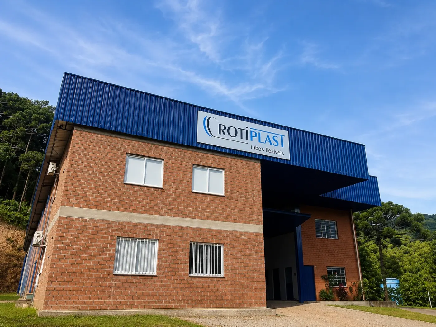Fachada da sede da Rotiplast em Garibaldi/RS